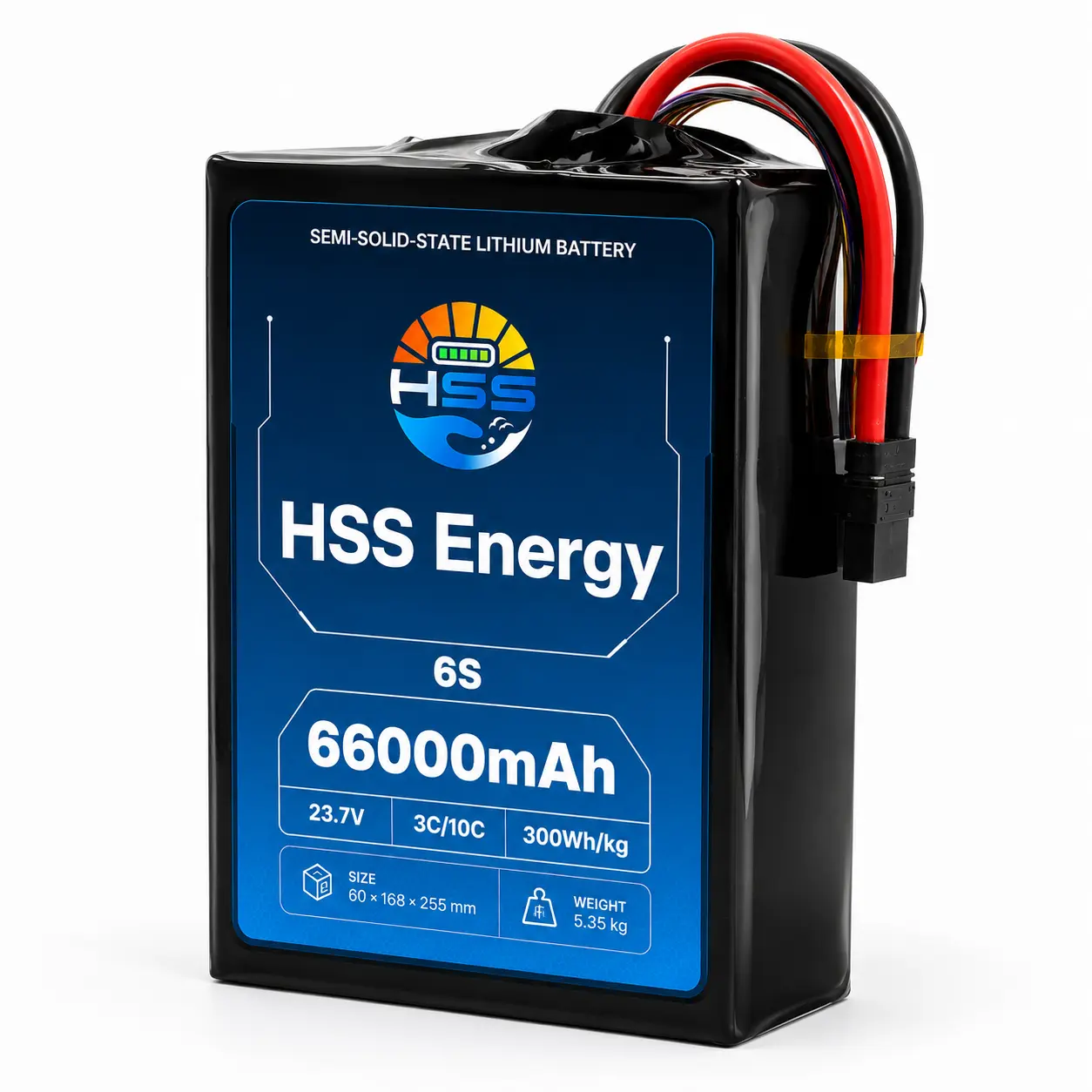 6S 66000mAh UAV-batteri